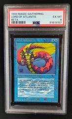 Lord of Atlantis PSA 6 Beta MTG Magic Graded Card